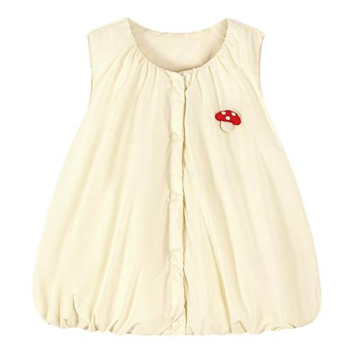 迷你巴拉巴拉女童三防羽绒马甲宝宝拒水加绒背心冬季新款宝宝马夹