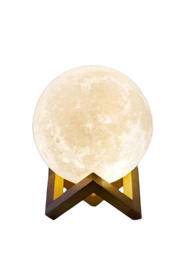 3D月球灯创意小夜灯卧室床头灯生日礼物幼儿园父亲节活动送闺蜜儿童睡觉护眼灯定制logo