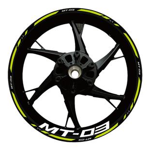 CIFIER适用川崎忍者ninja250 400 650轮毂贴花防水反光车轮贴贴纸