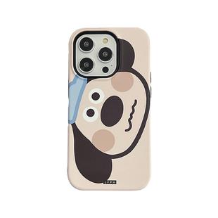 可爱掌门狗手机壳适用iPhone17promax二合一肤感露比卡比新款磨砂苹果16pro情侣14/15plus菲林壳卡皮巴拉软壳