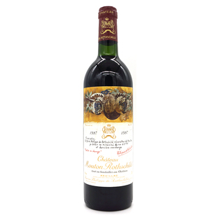 1987木桐酒庄正牌葡萄酒法国原瓶装进口一级庄红酒Chateau Mouton