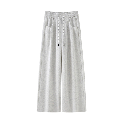 慵懒主义阔腿卫裤不邋遢的松弛感