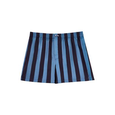 MANITO/曼尼陀 New Stripe 男士桑蚕丝短裤条纹夏季新品亲肤短裤