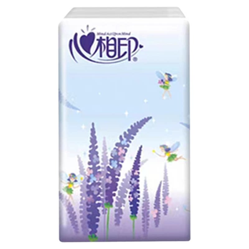 心相印手帕纸薰衣草N12商务纸巾小包便携4层加厚方巾餐巾纸整箱批