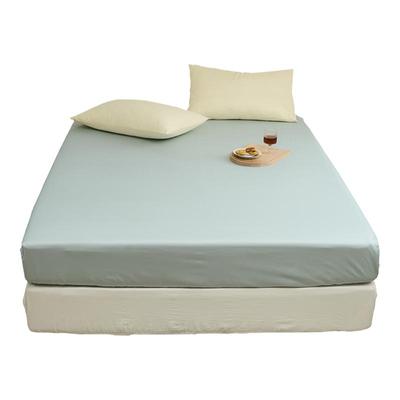 纯色高支全棉床笠顺滑贡缎面料