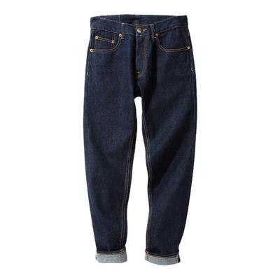 窄幅西海岸脱浆赤耳丹宁牛仔裤