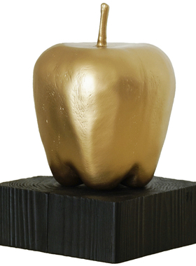 金色苹果摆件，平安祝福软装饰品