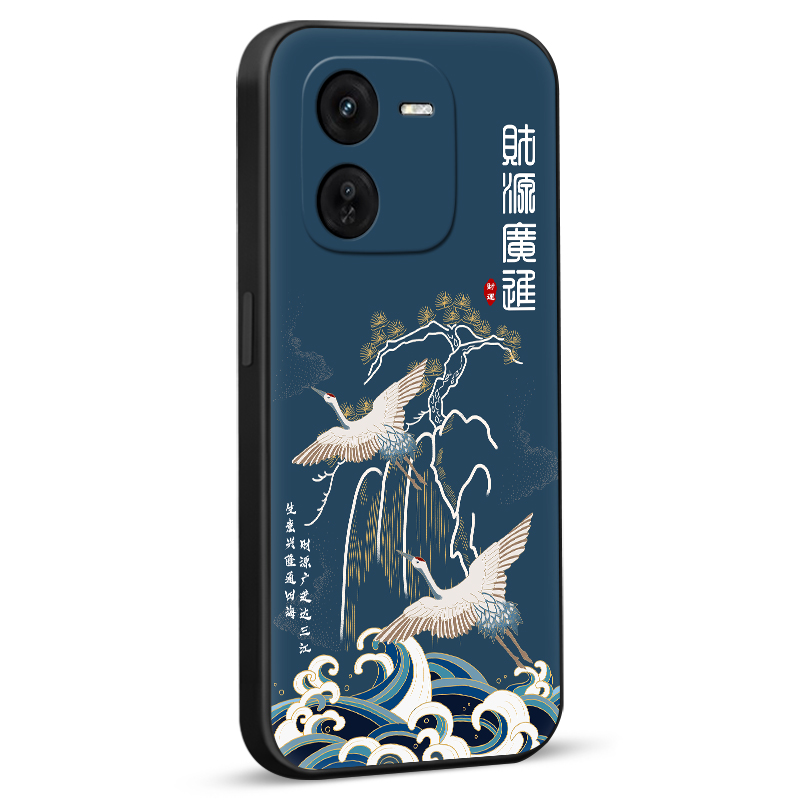 彧玺适用于vivoiqooz9x中国风手机壳v2353a全包新款男女保护套vovo维沃iqooz9x 软硅胶防摔外壳vivo爱酷z9x时