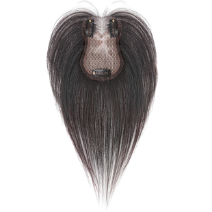 佳丽仟丝假发女片头顶真发蓬松高颅顶无痕增发量遮头顶白发假刘海