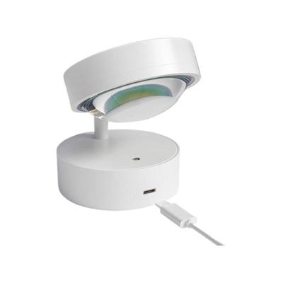 充电壁灯免布线日落夕阳氛围无线遥控射灯卧室客厅背景墙装饰画灯