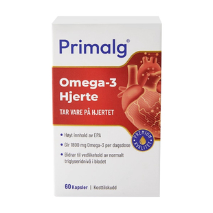 挪威Primalg深海鱼油EPA胶囊Omega3和DHA补充剂中老年人血管保健