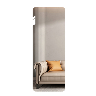 穿衣镜贴墙自粘壁挂超白全身镜落地镜子挂墙靠防爆家用玄关试衣镜