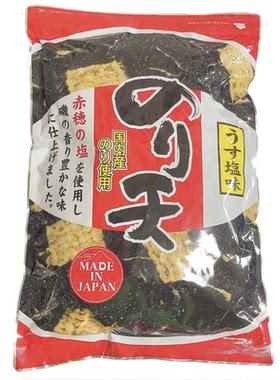 优之良品酱油/海盐/芥末味天妇罗同款零食海苔脆片大包装300g