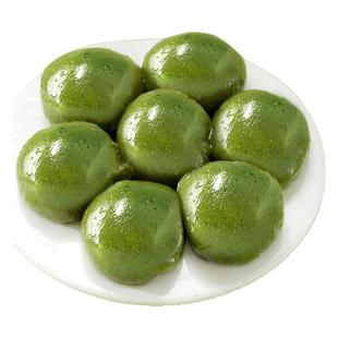 艾草青团蛋黄肉松豆沙黑芝麻网红零食清明团子糕点心糯米糍粑小吃