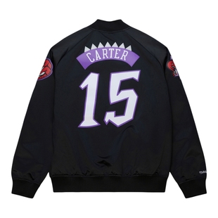 NBA官方正品Mitchell&Ness猛龙球队文斯卡特秋冬新款男士外套夹克