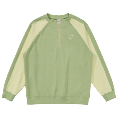 简约插肩袖拼色套头上衣秋冬男BF