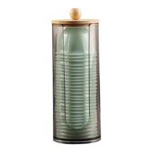 翡翠绿一次性功夫茶杯品茗杯子户外办公室喝茶水杯架收纳架家商用