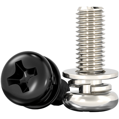 【全网热销】碳钢圆头三组合螺丝