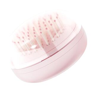 小梳子随身便携镜子一体按摩气垫梳子多功能一键清洁可伸缩魔法梳
