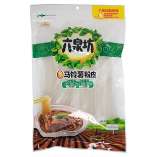 六泉坊土豆粉山西特产马铃薯宽粉条干粉皮水晶大拉皮500g*2袋装