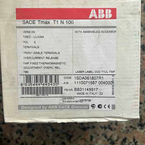询价-断路器SACE-Tmax   T1N100-80A