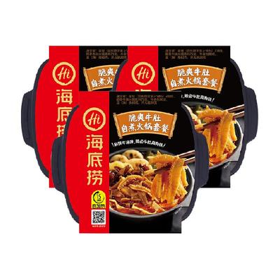 海底捞脆爽牛肚自热火锅435g×3盒