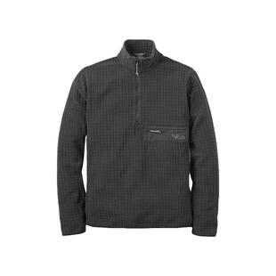 RAB睿坡Ramshaw男士秋冬保暖抓绒衣宽松中层打底套头半拉链QFG-76