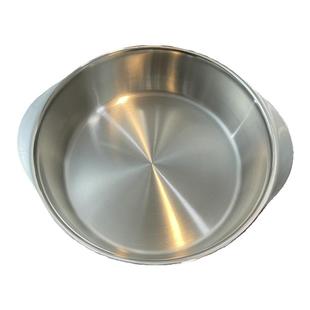 Chockmen 18-10不锈钢带耳盆三层钢加厚火锅盆水煮鱼盆电磁炉可用