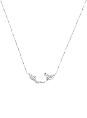 美人鱼项链纯银999项链女款高级感鱼尾造型锁骨链送闺蜜生日礼物