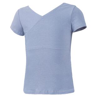 儿童舞蹈服套装黑色女童夏季短袖短裤练功服少儿训练服上衣体操服