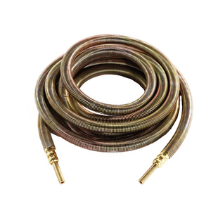 OST外钢丝编织布弹簧护套油管4/6mm 注塑机机床导轨润滑油管软管