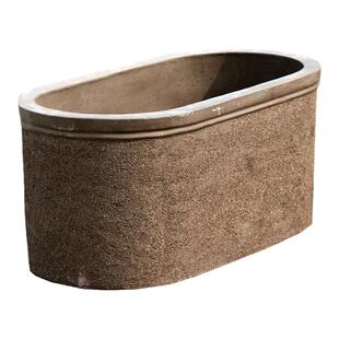 特大号宜兴长方形大马槽花盆户外庭院绿植陶瓷盆景养鱼睡莲荷花缸