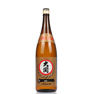 日本原装进口洋酒大关牌上选金冠清酒1.8L日本酒酿造米酒10