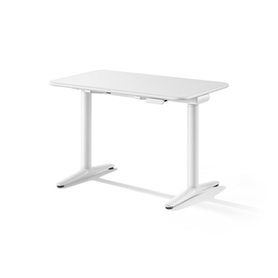 9am小白桌实木电动升降桌小尺寸简约家用电脑桌学习书桌Luna款