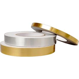 衣柜装饰条自粘橱柜门柜子边框金色贴纸卧室门改造美边条美缝贴纸