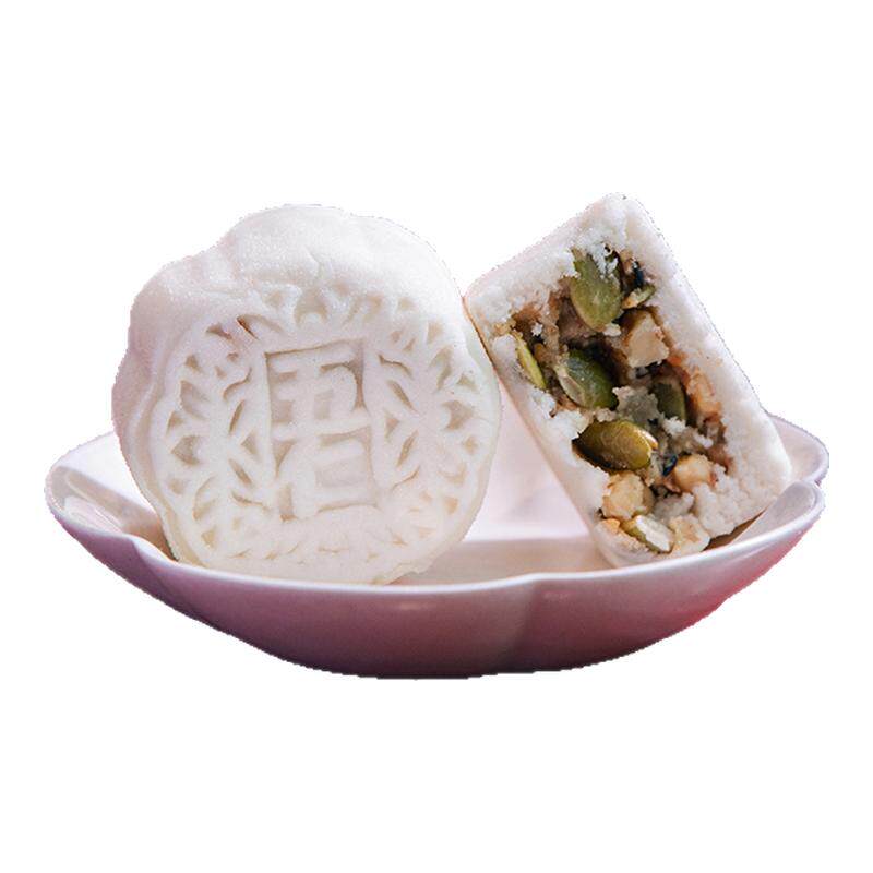 经典五仁月饼米皮糕点手工现炒