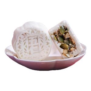 经典五仁月饼米皮糕点手工现炒
