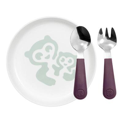 Stokke® Munch薄荷绿宝宝吃饭儿童餐具婴儿专用辅食餐具可爱硅胶