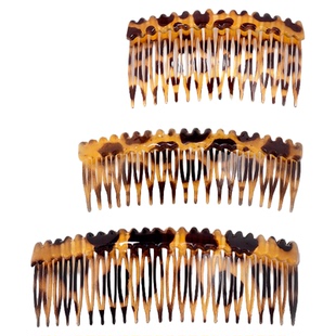 皇家莎莎韩版亚克力豹纹发梳反插梳气质发卡发夹刘海刘海梳女头饰