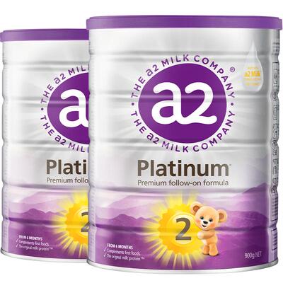 新西兰婴幼儿二段奶粉900g*2罐