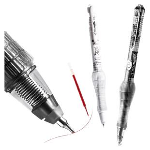 根号三减负笔按动高颜值刷题笔软握红色速干中性笔学生考试减压笔