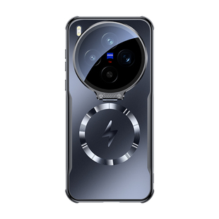 适用vivox300pro手机壳新款x300创意镜头膜支架x200磁吸x200pro全包防摔x100pro高端商务磨砂套promini爆款