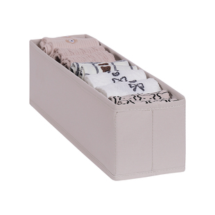 布艺内裤袜子收纳盒抽屉式家用装贴身衣物分格整理盒衣柜储物神器