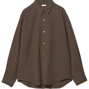 steven alan 2026春夏新品 男装  中长款翻领纯色长袖衬衫