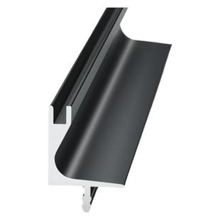 隐形铝合金橱柜免拉手厨房柜体暗拉手C型隐藏地柜上柜拉手中下