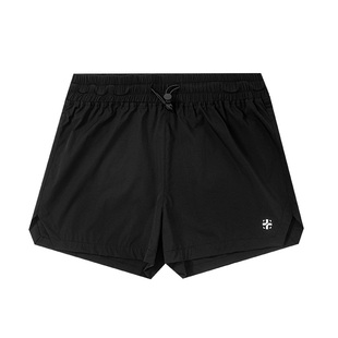 bdpowerup新款轻薄梭织跑步短裤简约印花直筒二分运动短裤男宽松