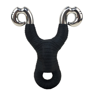 藏羚羊弹弓传统弓12mm高爆发大威力圆皮手工304不锈钢冷弯毕业弓