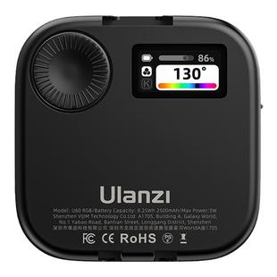 Ulanzi优篮子U60方块RGB补光灯迷你便携式手机口袋灯热靴相机直播拍照打光灯全彩LED手持拍摄美食发丝摄影灯
