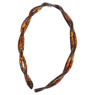 醋酸麻花细发箍女2025新款外出气质百搭头箍洗脸压发防滑发卡发饰