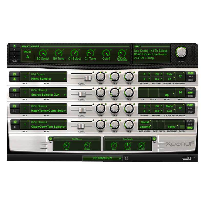 Xpand 2 综合软音源合成器Pluggnb嘻哈音色Win/Mac编曲Trap插件